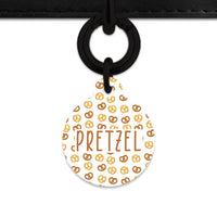 Bailey And Bone Pet Tag Pretzels Pattern Pet Tag