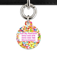 Bailey And Bone Pet Tag Rainbow Sprinkles Pet Tag
