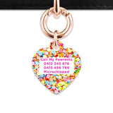Bailey And Bone Pet Tag Rainbow Sprinkles Pet Tag