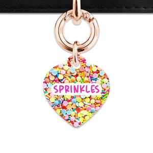 Bailey And Bone Pet Tag Rainbow Sprinkles Pet Tag
