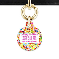 Bailey And Bone Pet Tag Rainbow Sprinkles Pet Tag