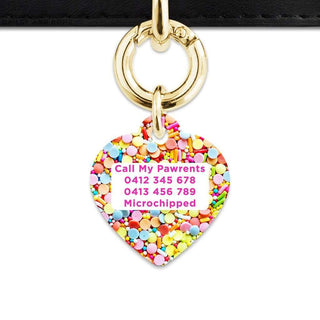 Bailey And Bone Pet Tag Rainbow Sprinkles Pet Tag