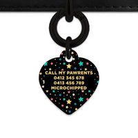 Bailey And Bone Pet Tag Retro Pastel Stars Pet Tag