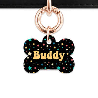 Bailey And Bone Pet Tag Retro Pastel Stars Pet Tag