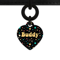 Bailey And Bone Pet Tag Retro Pastel Stars Pet Tag