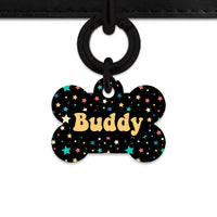 Bailey And Bone Pet Tag Retro Pastel Stars Pet Tag