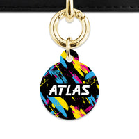Bailey And Bone Pet Tag Retro Wild Pet Tag