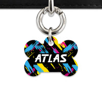 Bailey And Bone Pet Tag Retro Wild Pet Tag
