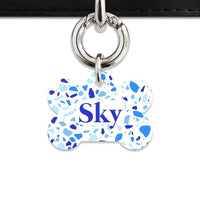Bailey And Bone Pet Tag Sky Terrazzo Pet Tag