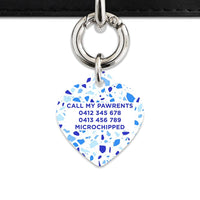 Bailey And Bone Pet Tag Sky Terrazzo Pet Tag