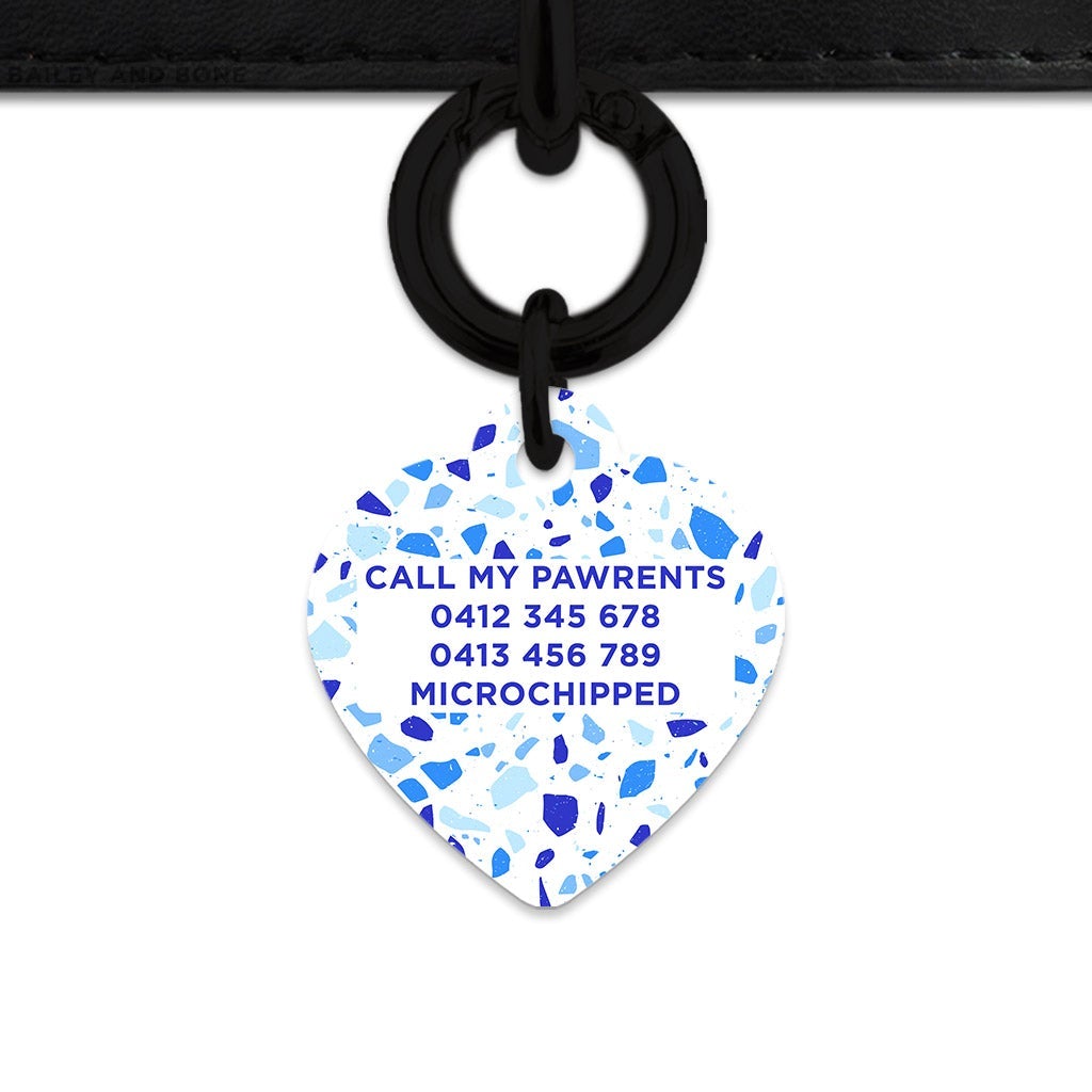 Bailey And Bone Pet Tag Sky Terrazzo Pet Tag