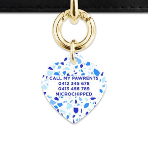 Bailey And Bone Pet Tag Sky Terrazzo Pet Tag