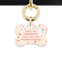 Bailey And Bone Pet Tag Summer Terrazzo Pet Tag