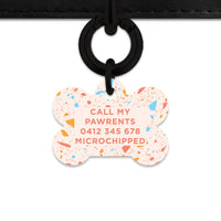 Bailey And Bone Pet Tag Summer Terrazzo Pet Tag