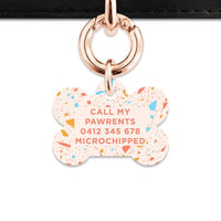Bailey And Bone Pet Tag Summer Terrazzo Pet Tag