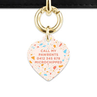 Bailey And Bone Pet Tag Summer Terrazzo Pet Tag