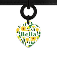 Bailey And Bone Pet Tag Sunflowers Pet Tag