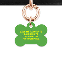 Bailey And Bone Pet Tag Sunflowers Pet Tag