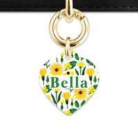 Bailey And Bone Pet Tag Sunflowers Pet Tag