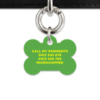 Bailey And Bone Pet Tag Sunflowers Pet Tag