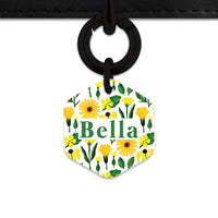 Bailey And Bone Pet Tag Sunflowers Pet Tag