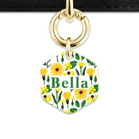 Bailey And Bone Pet Tag Sunflowers Pet Tag