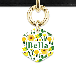 Bailey And Bone Pet Tag Sunflowers Pet Tag
