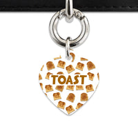 Bailey And Bone Pet Tag Toast Pattern Pet Tag