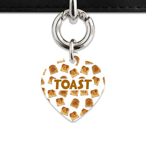 Bailey And Bone Pet Tag Toast Pattern Pet Tag
