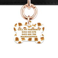 Bailey And Bone Pet Tag Toast Pattern Pet Tag