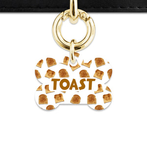 Bailey And Bone Pet Tag Toast Pattern Pet Tag