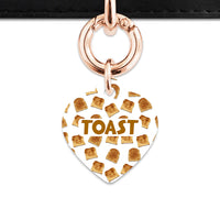 Bailey And Bone Pet Tag Toast Pattern Pet Tag