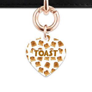 Bailey And Bone Pet Tag Toast Pattern Pet Tag