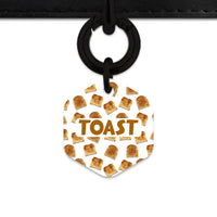 Bailey And Bone Pet Tag Toast Pattern Pet Tag