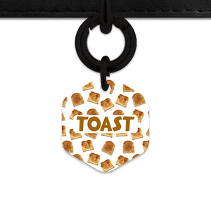 Bailey And Bone Pet Tag Toast Pattern Pet Tag