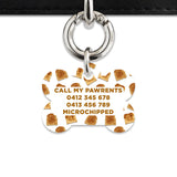 Bailey And Bone Pet Tag Toast Pattern Pet Tag