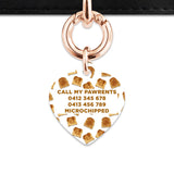 Bailey And Bone Pet Tag Toast Pattern Pet Tag