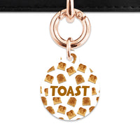 Bailey And Bone Pet Tag Toast Pattern Pet Tag