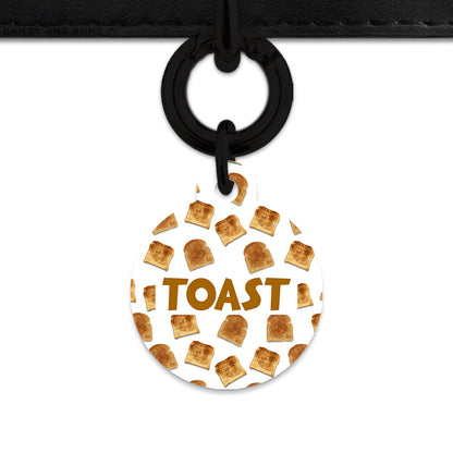 Bailey And Bone Pet Tag Toast Pattern Pet Tag