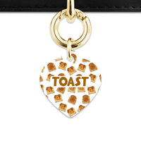 Bailey And Bone Pet Tag Toast Pattern Pet Tag