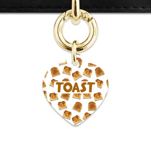 Bailey And Bone Pet Tag Toast Pattern Pet Tag