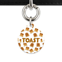 Bailey And Bone Pet Tag Toast Pattern Pet Tag