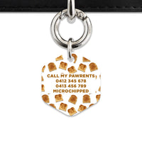 Bailey And Bone Pet Tag Toast Pattern Pet Tag