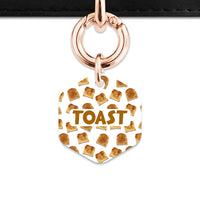 Bailey And Bone Pet Tag Toast Pattern Pet Tag