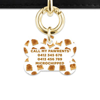 Bailey And Bone Pet Tag Toast Pattern Pet Tag