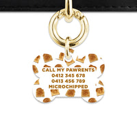 Bailey And Bone Pet Tag Toast Pattern Pet Tag