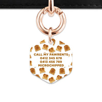 Bailey And Bone Pet Tag Toast Pattern Pet Tag