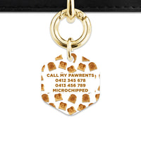 Bailey And Bone Pet Tag Toast Pattern Pet Tag