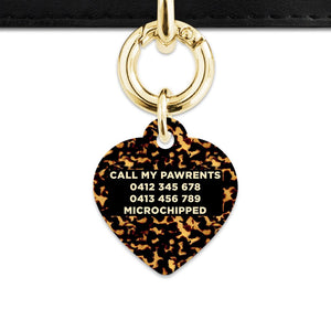 Bailey And Bone Pet Tag Tortoise Shell Pet Tag