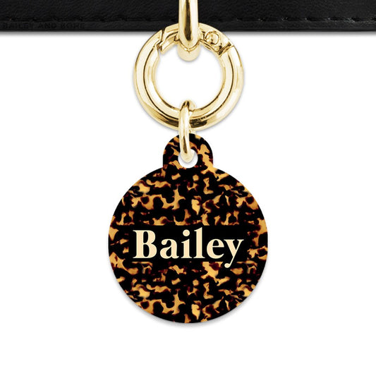 Bailey And Bone Pet Tag Tortoise Shell Pet Tag